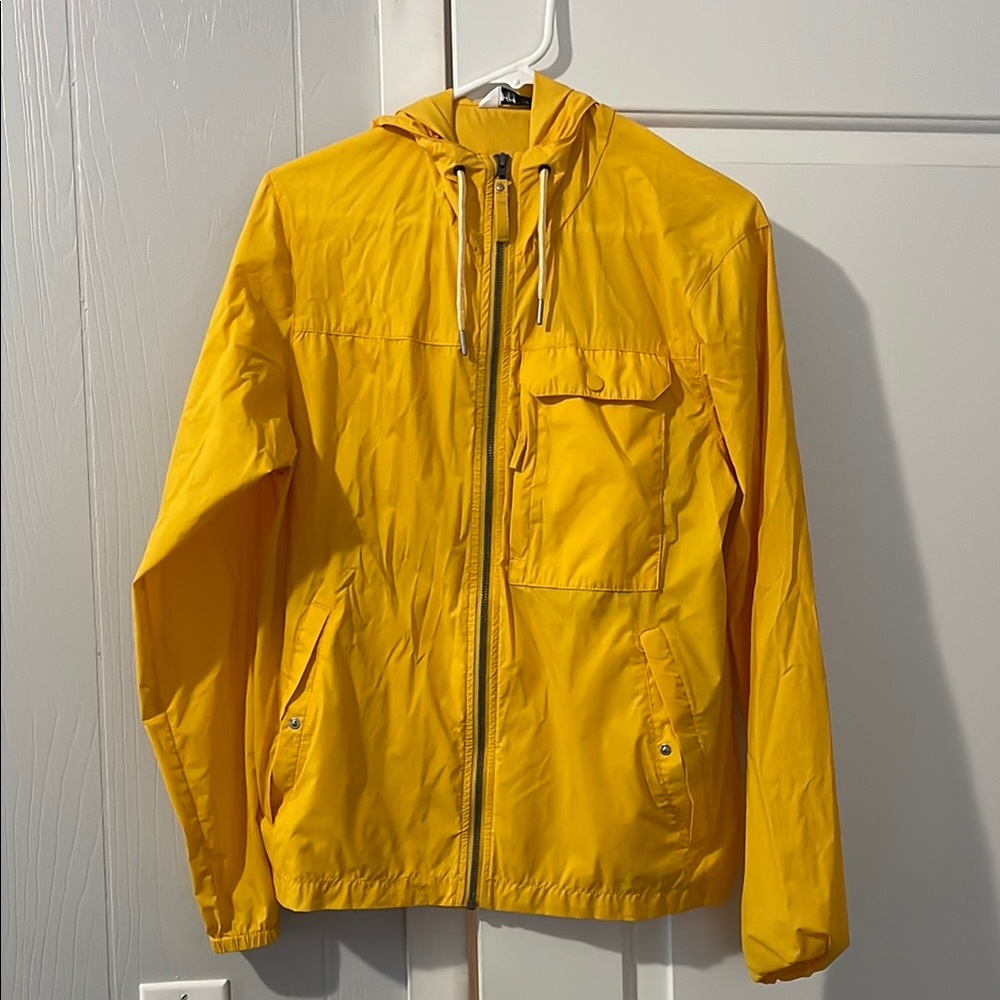 Helly Hansen Women’s Yellow Hooded Rain Jacket